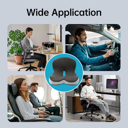 Orthopedic L-Shaped Memory Foam Seat Cushion Support